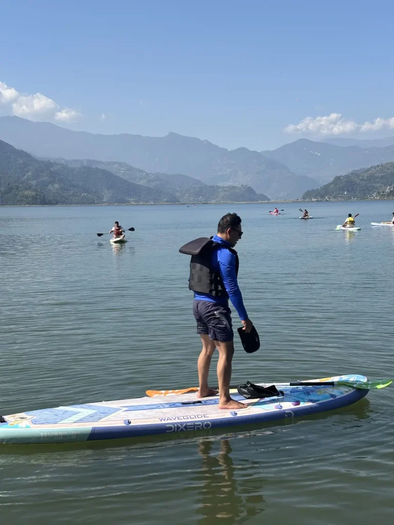Mordern Rafting Boating in Pokhara Phewa Lake