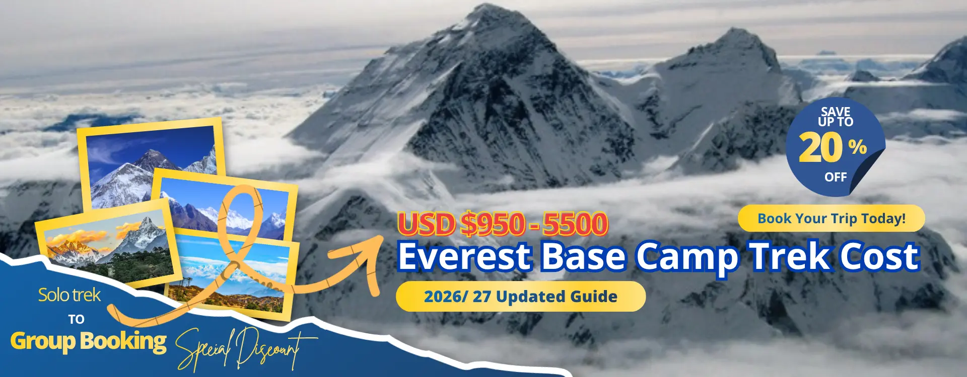 Everest Base camp trek cost