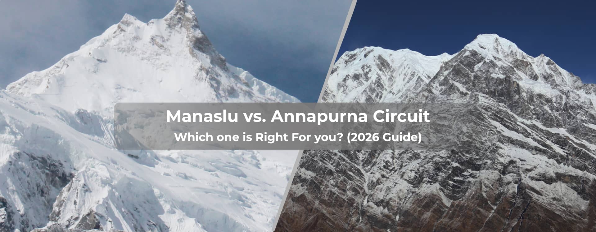Manaslu vs. Annapurna Circuit Banner Image